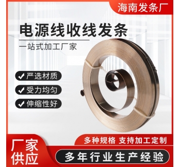 電源線收線發條不銹鋼發條彈簧收線發條鋼帶平面渦卷卷簧