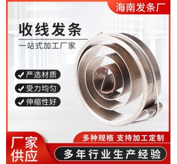 廠家供應發條彈簧老式卷閘門彈簧發條鋼片收線發條
